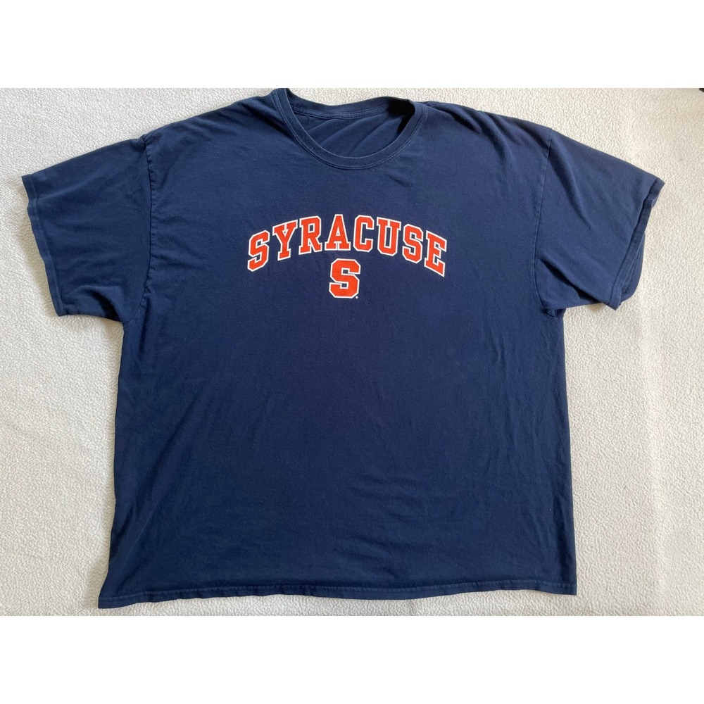 Unbranded Mens XXL Syracuse T-Shirt Navy Blue NCAA College Graphic Tee